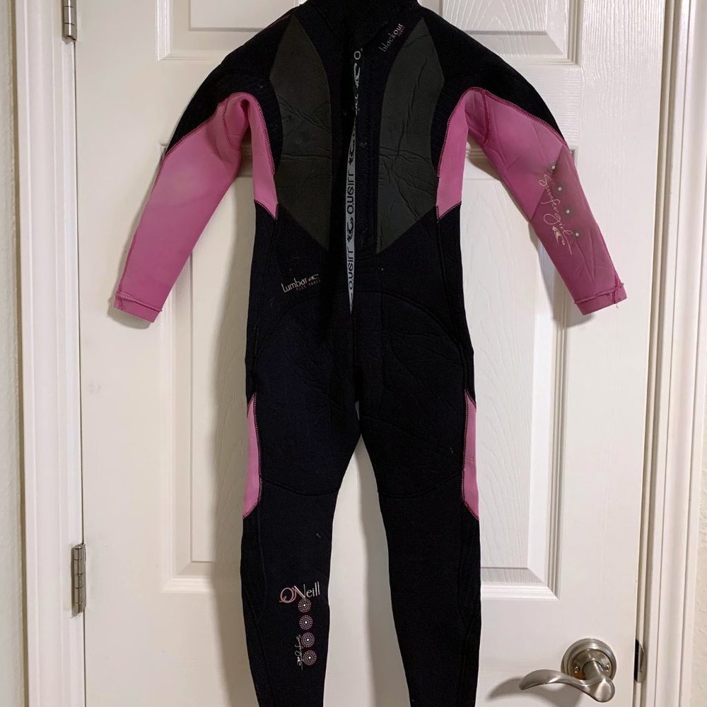 GIRL'S EPIC 3/2MM BACK ZIP FULL WETSUIT, size 6 - Picture 2 of 4